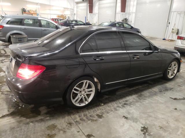 WDDGF8AB2EG206856 - 2014 MERCEDES-BENZ C 300 4MATIC BLACK photo 3