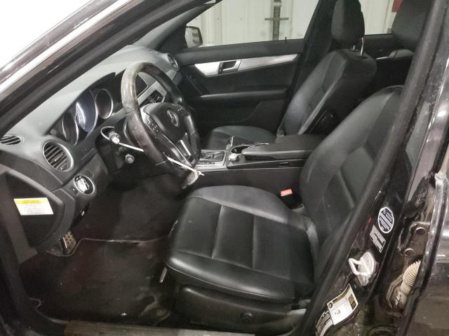 WDDGF8AB2EG206856 - 2014 MERCEDES-BENZ C 300 4MATIC BLACK photo 7