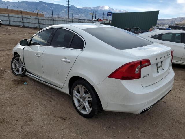 YV1612FH3E1279276 - 2014 VOLVO S60 T5 WHITE photo 2