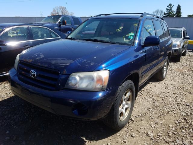 JTEGD21A340099176 - 2004 TOYOTA HIGHLANDER  photo 2