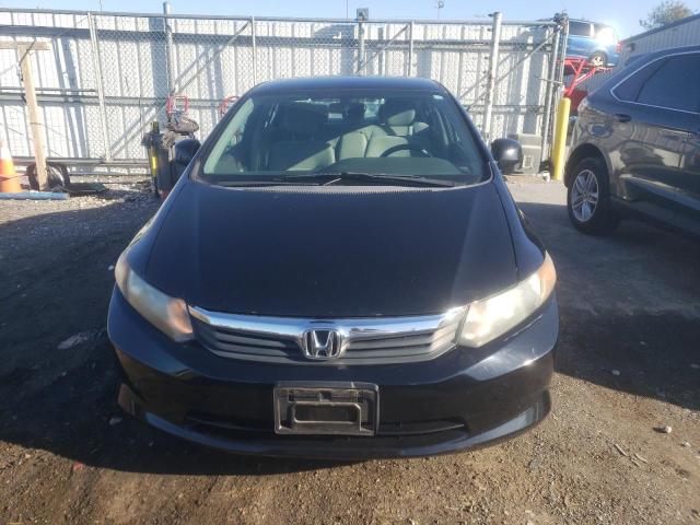 19XFB2F54CE328827 - 2012 HONDA CIVIC LX BLACK photo 5