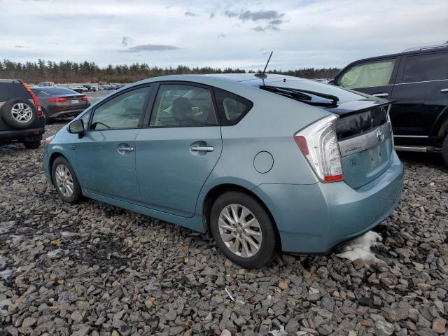 JTDKN3DP2C3024967 - 2012 TOYOTA PRIUS PLUG GREEN photo 2