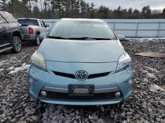 JTDKN3DP2C3024967 - 2012 TOYOTA PRIUS PLUG GREEN photo 5