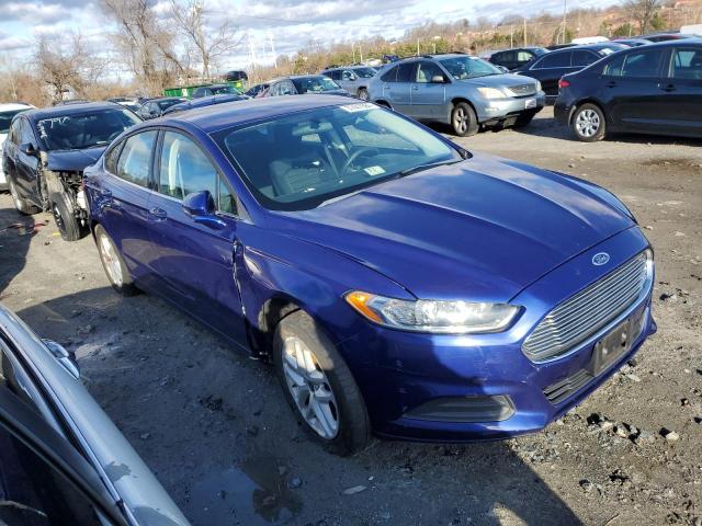 1FA6P0H70F5124133 - 2015 FORD FUSION SE BLUE photo 4