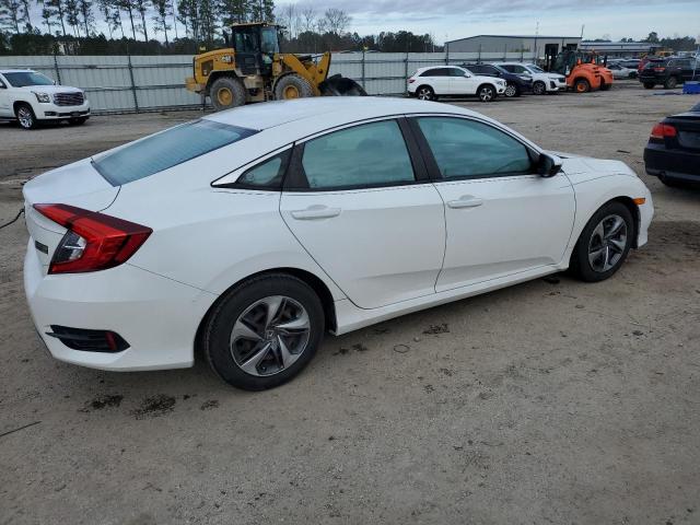 19XFC2F62KE001444 - 2019 HONDA CIVIC LX WHITE photo 3