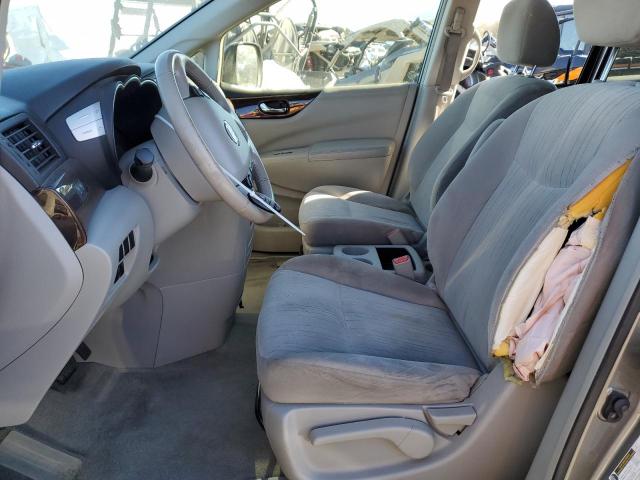 JN8AE2KP2F9123075 - 2015 NISSAN QUEST S SILVER photo 7