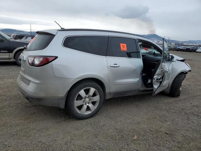 1GNKVJKD4EJ325565 - 2014 CHEVROLET TRAVERSE LTZ SILVER photo 3