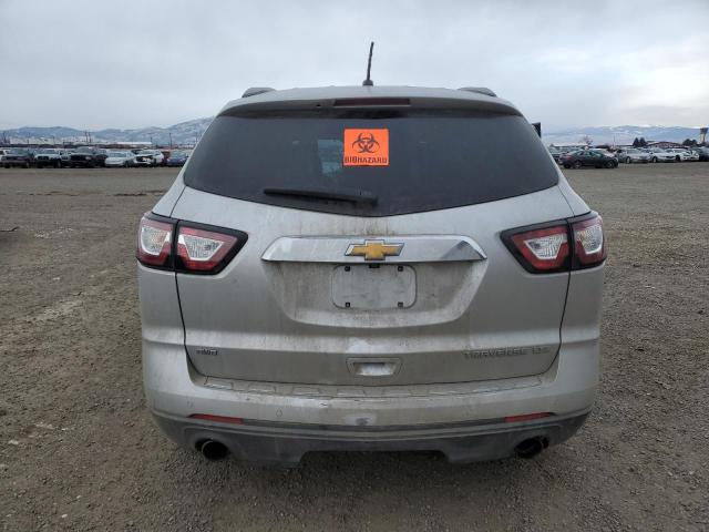 1GNKVJKD4EJ325565 - 2014 CHEVROLET TRAVERSE LTZ SILVER photo 6