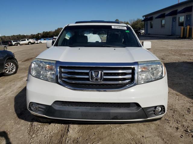 5FNYF3H62CB024219 - 2012 HONDA PILOT EXL WHITE photo 5