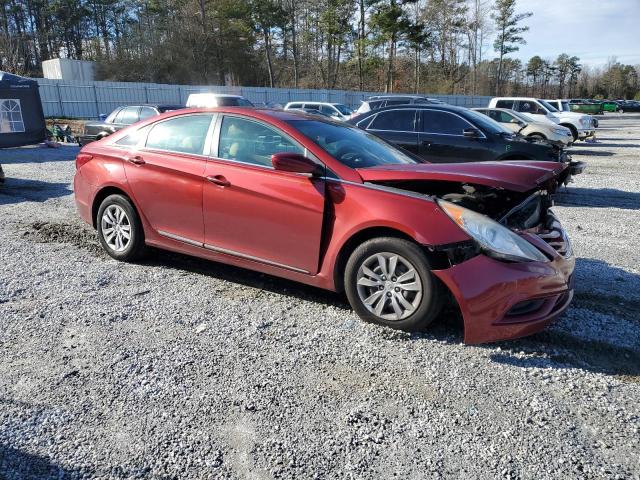 5NPEB4AC6BH254317 - 2011 HYUNDAI SONATA GLS RED photo 4