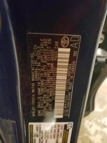 2T1KR32E95C417333 - 2005 TOYOTA COROLLA MA XR BLUE photo 13