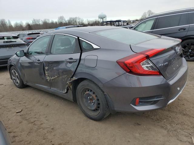 2HGFC2F64KH544848 - 2019 HONDA CIVIC LX GRAY photo 2