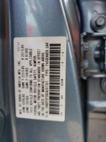 1HGCP2F36CA051301 - 2012 HONDA ACCORD LX BLUE photo 13