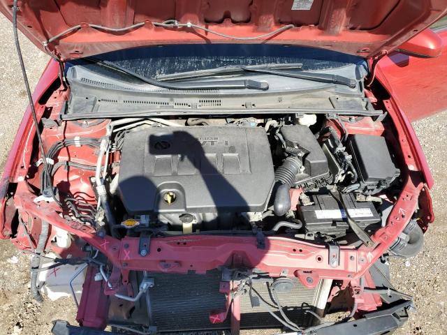 2T1BURHE6HC774823 - 2017 TOYOTA COROLLA L RED photo 11