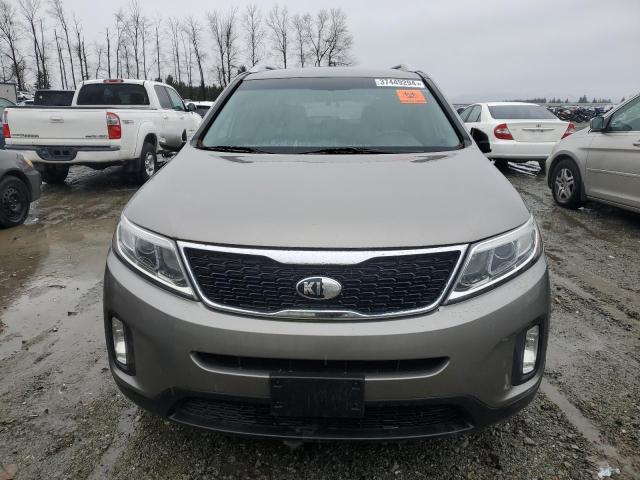 5XYKTDA77EG537873 - 2014 KIA SORENTO LX GRAY photo 5