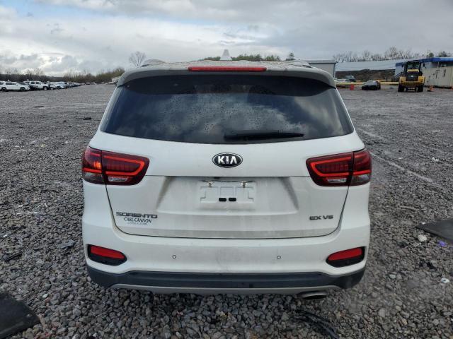 5XYPH4A53KG460940 - 2019 KIA SORENTO EX WHITE photo 6