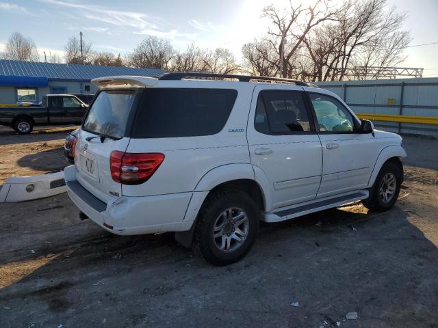 5TDZT38A73S159029 - 2003 TOYOTA SEQUOIA LIMITED WHITE photo 3