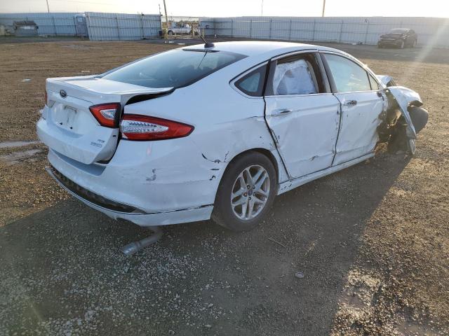 3FA6P0HD8ER152490 - 2014 FORD FUSION SE WHITE photo 3