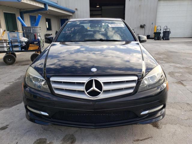 WDDGF5EB9BA520446 - 2011 MERCEDES-BENZ C 300 BLACK photo 5