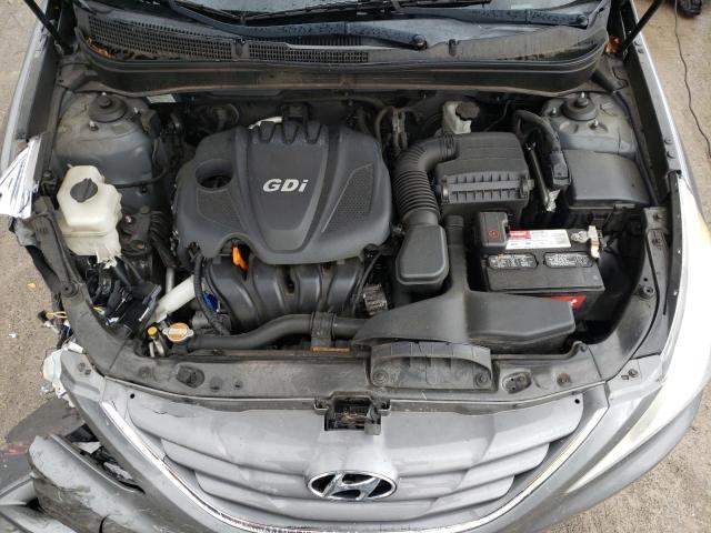 5NPEB4AC0CH491127 - 2012 HYUNDAI SONATA GLS GRAY photo 11