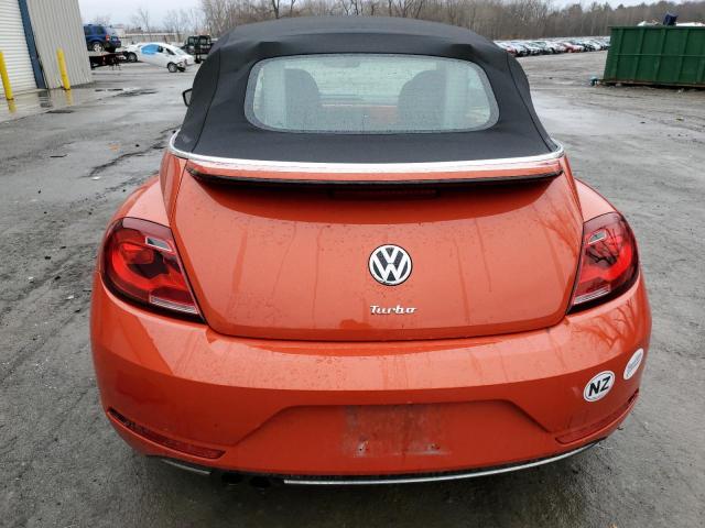 3VW517AT3HM812662 - 2017 VOLKSWAGEN BEETLE S/SE ORANGE photo 6