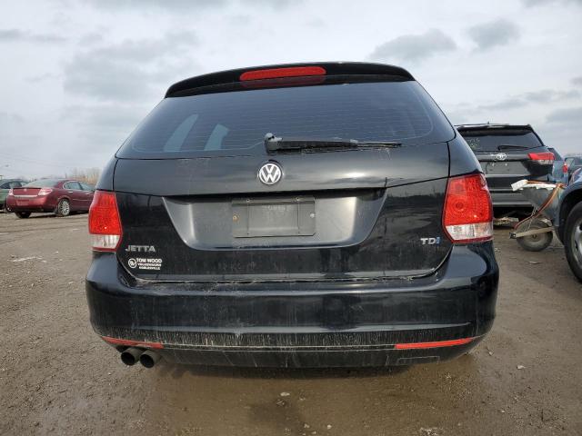 3VWPL7AJ3DM662712 - 2013 VOLKSWAGEN JETTA TDI BLACK photo 6