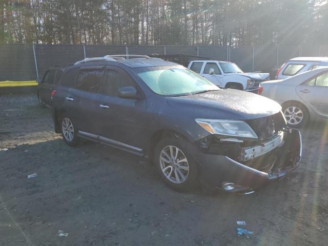 5N1AR2MM3EC674129 - 2014 NISSAN PATHFINDER S BLUE photo 4