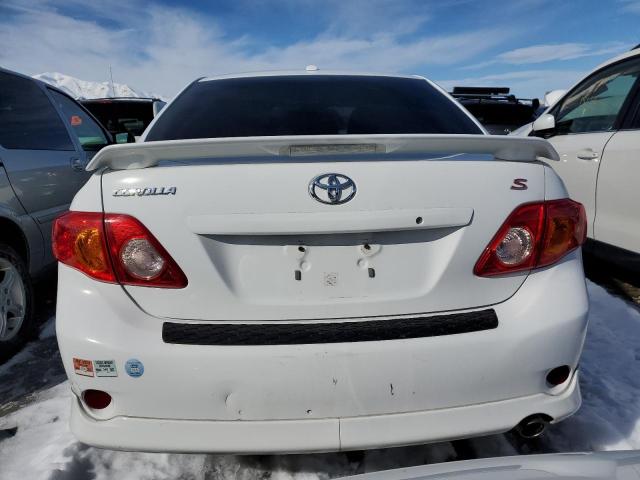1NXBU40E09Z080028 - 2009 TOYOTA COROLLA BASE WHITE photo 6