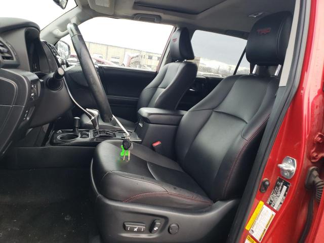 JTEBU5JR7J5538587 - 2018 TOYOTA 4RUNNER SR5/SR5 PREMIUM წითელი ფოტო 7