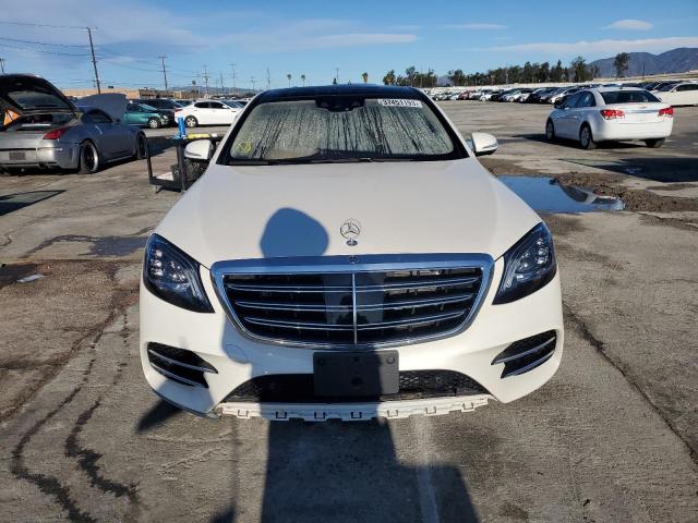 WDDUG6GB7KA495260 - 2019 MERCEDES-BENZ S 450 WHITE photo 5