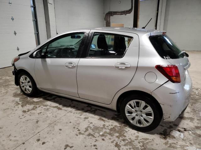 VNKKTUD39FA039711 - 2015 TOYOTA YARIS SILVER photo 2