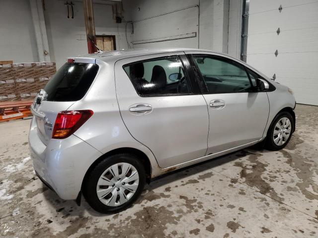 VNKKTUD39FA039711 - 2015 TOYOTA YARIS SILVER photo 3