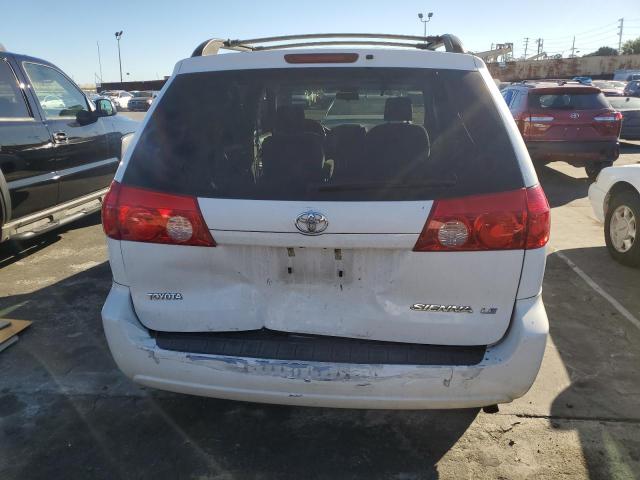 5TDZK23C48S219023 - 2008 TOYOTA SIENNA CE WHITE photo 6