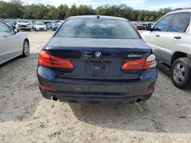 WBAJA9C56JG623156 - 2018 BMW 530E BLUE photo 6