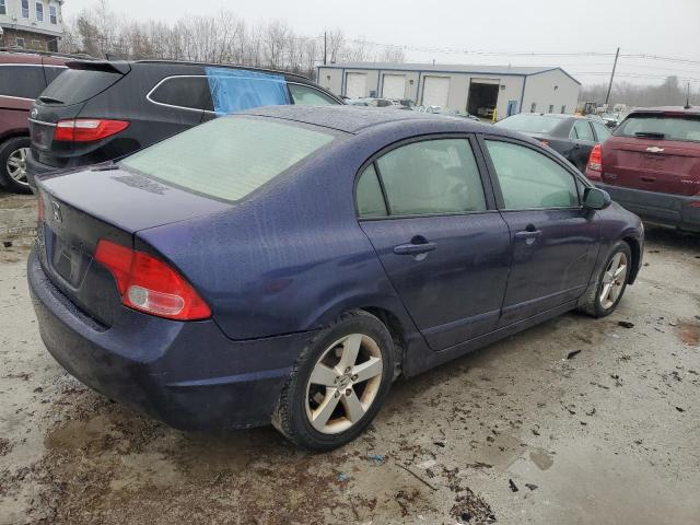 2HGFA16836H528907 - 2006 HONDA CIVIC EX BLUE photo 3