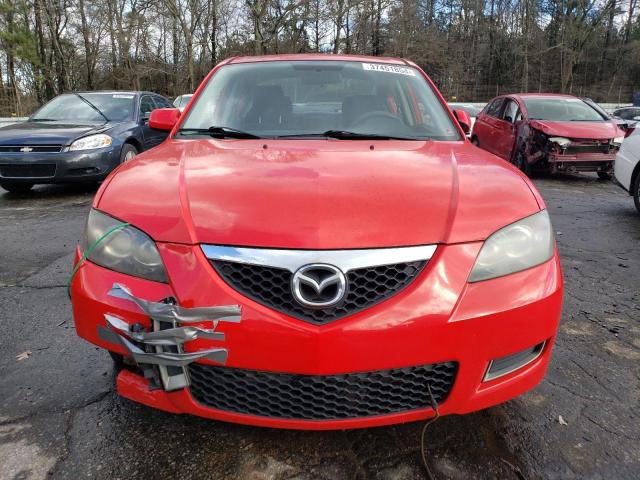 JM1BK32F771675483 - 2007 MAZDA 3 I RED photo 5