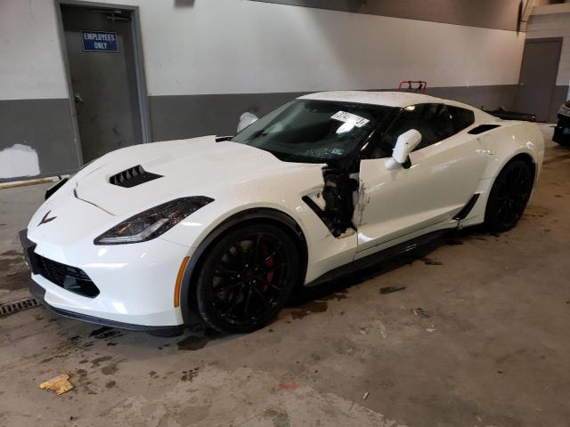 1G1YV2D79K5114603 - 2019 CHEVROLET CORVETTE GRAND SPORT 1LT WHITE photo 1