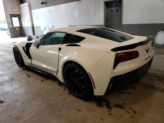 1G1YV2D79K5114603 - 2019 CHEVROLET CORVETTE GRAND SPORT 1LT WHITE photo 2