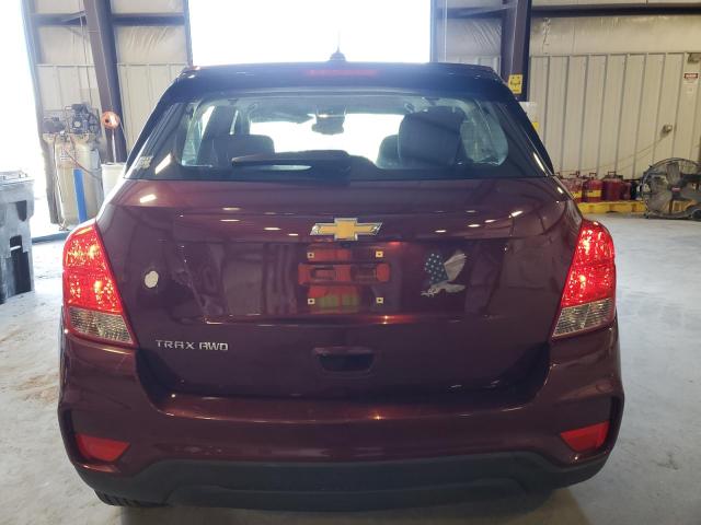 3GNCJNSB9HL248467 - 2017 CHEVROLET TRAX LS BURGUNDY photo 6