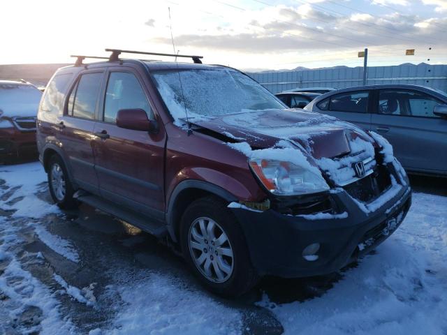 JHLRD788X6C006865 - 2006 HONDA CR-V EX BURGUNDY photo 4