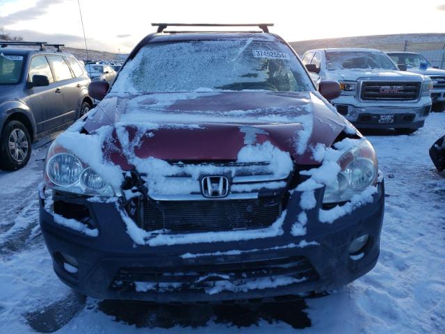 JHLRD788X6C006865 - 2006 HONDA CR-V EX BURGUNDY photo 5