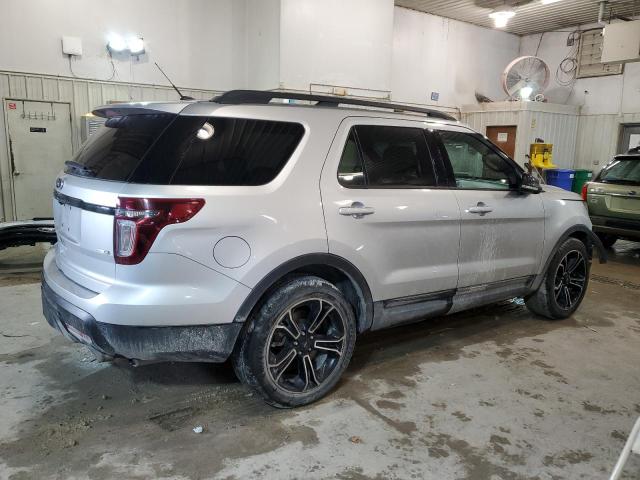 1FM5K8GT3FGB32177 - 2015 FORD EXPLORER SPORT SILVER photo 3