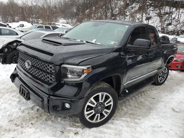 5TFUY5F18LX880965 - 2020 TOYOTA TUNDRA DOUBLE CAB SR/SR5 BLACK photo 1
