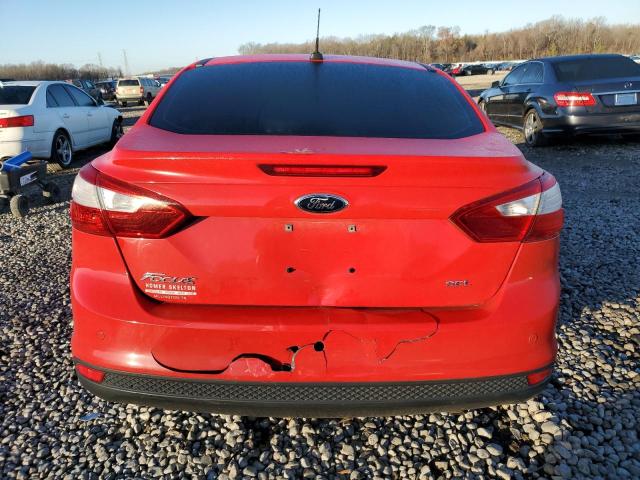 1FAHP3H26CL236005 - 2012 FORD FOCUS SEL RED photo 6