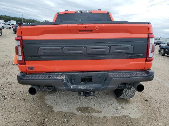 1FTFW1RG4MFC61911 - 2021 FORD F150 RAPTOR ORANGE photo 6