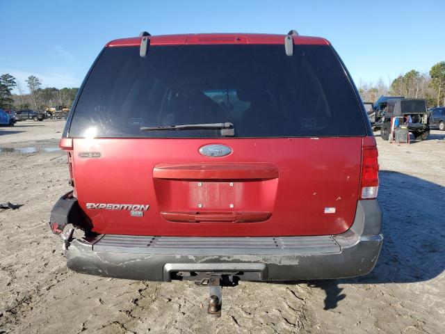 1FMPU15515LA91083 - 2005 FORD EXPEDITION XLT RED photo 6