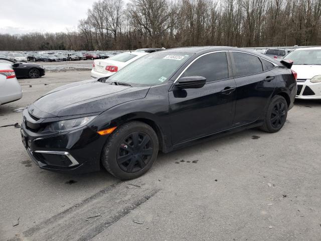 2HGFC2F68KH585631 - 2019 HONDA CIVIC LX BLACK photo 1