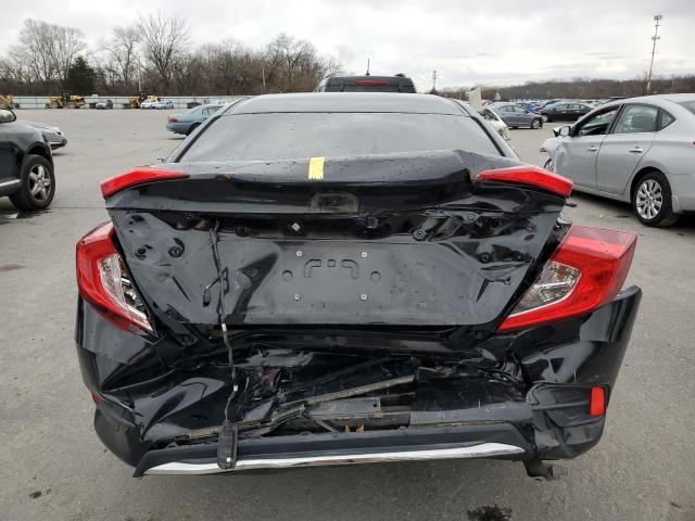 2HGFC2F68KH585631 - 2019 HONDA CIVIC LX BLACK photo 6