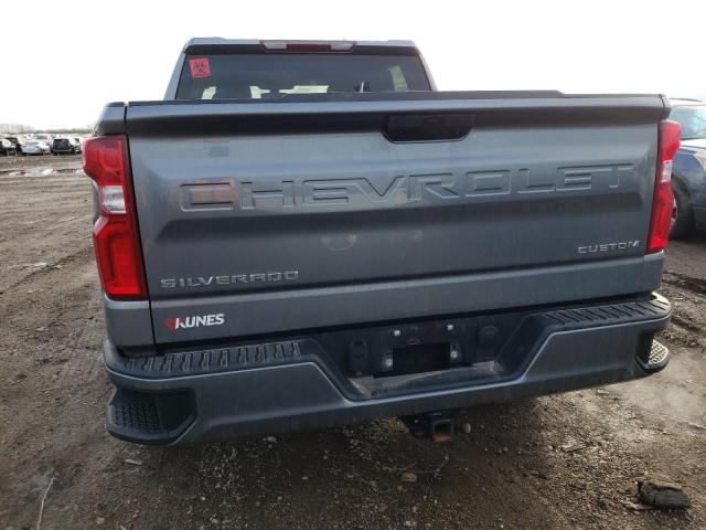 1GCPYBEK1MZ222514 - 2021 CHEVROLET SILVERADO K1500 CUSTOM GRAY photo 6