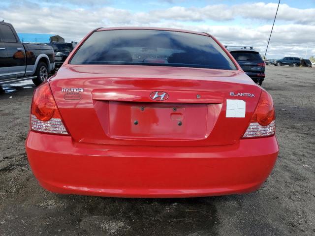 KMHDN46DX5U936742 - 2005 HYUNDAI ELANTRA GLS RED photo 6